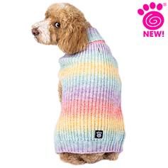 PR Rainbow Ombre Turtleneck Sweater