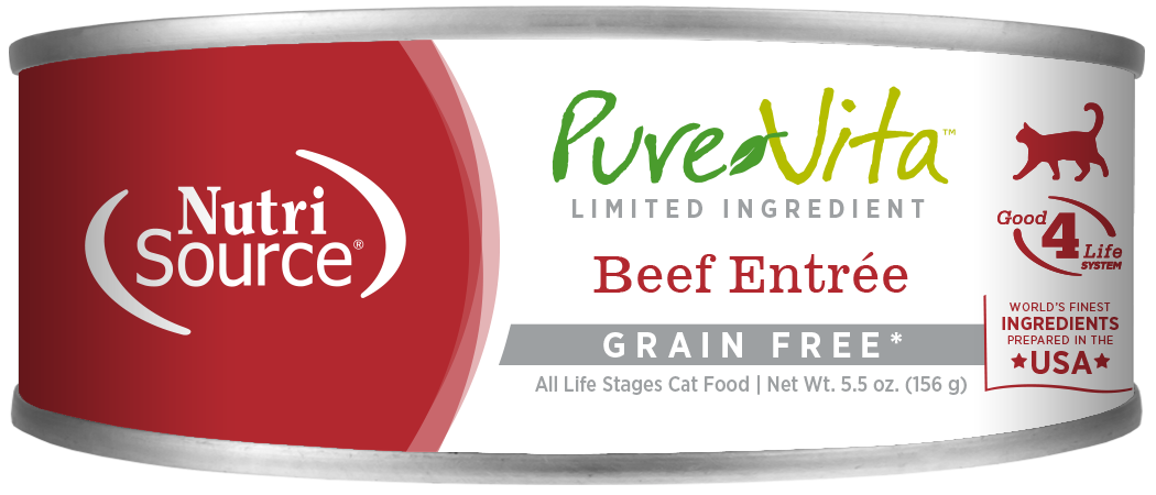 Pure Vita LID Cat Entree, 5.5oz, Recipe: Beef