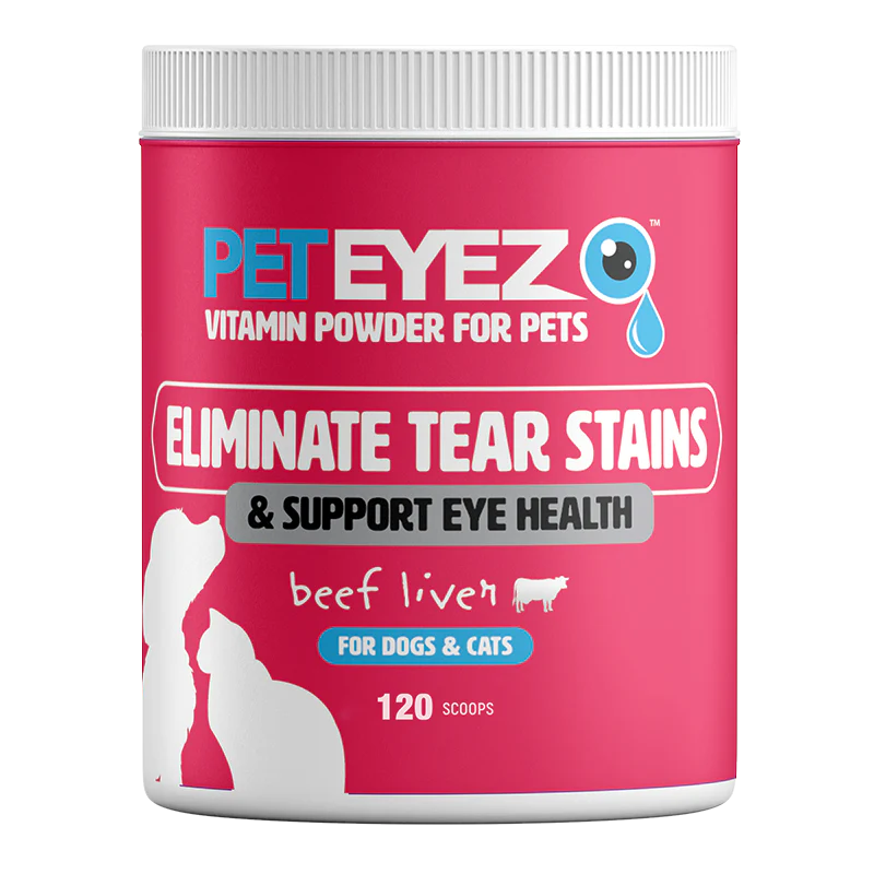 PetEyez Vitamin Powder for Pets, 8oz, Flavor: Beef