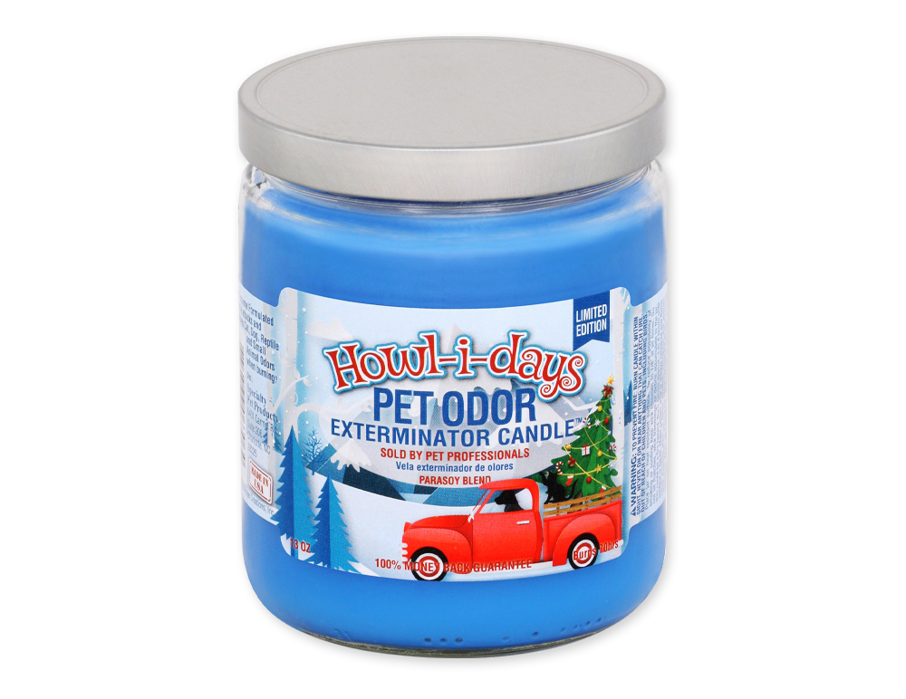 Pet Odor Exterminator Candle - Winter Collection, Scent: Howli-i-Days