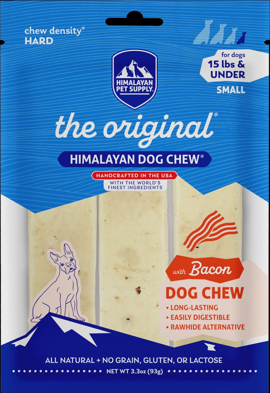Himalayan Dog Chew with Bacon, Size: Small
