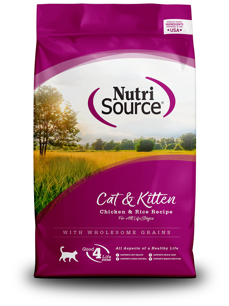 Nutrisource Cat &amp; Kitten, Chicken &amp; Rice, Size: 1.5lb