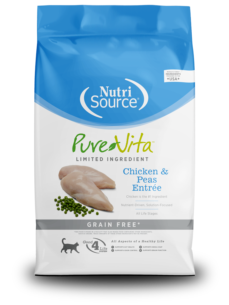 Pure Vita Limited Ingredient Cat - Chicken &amp; Pea, Size: 4lb