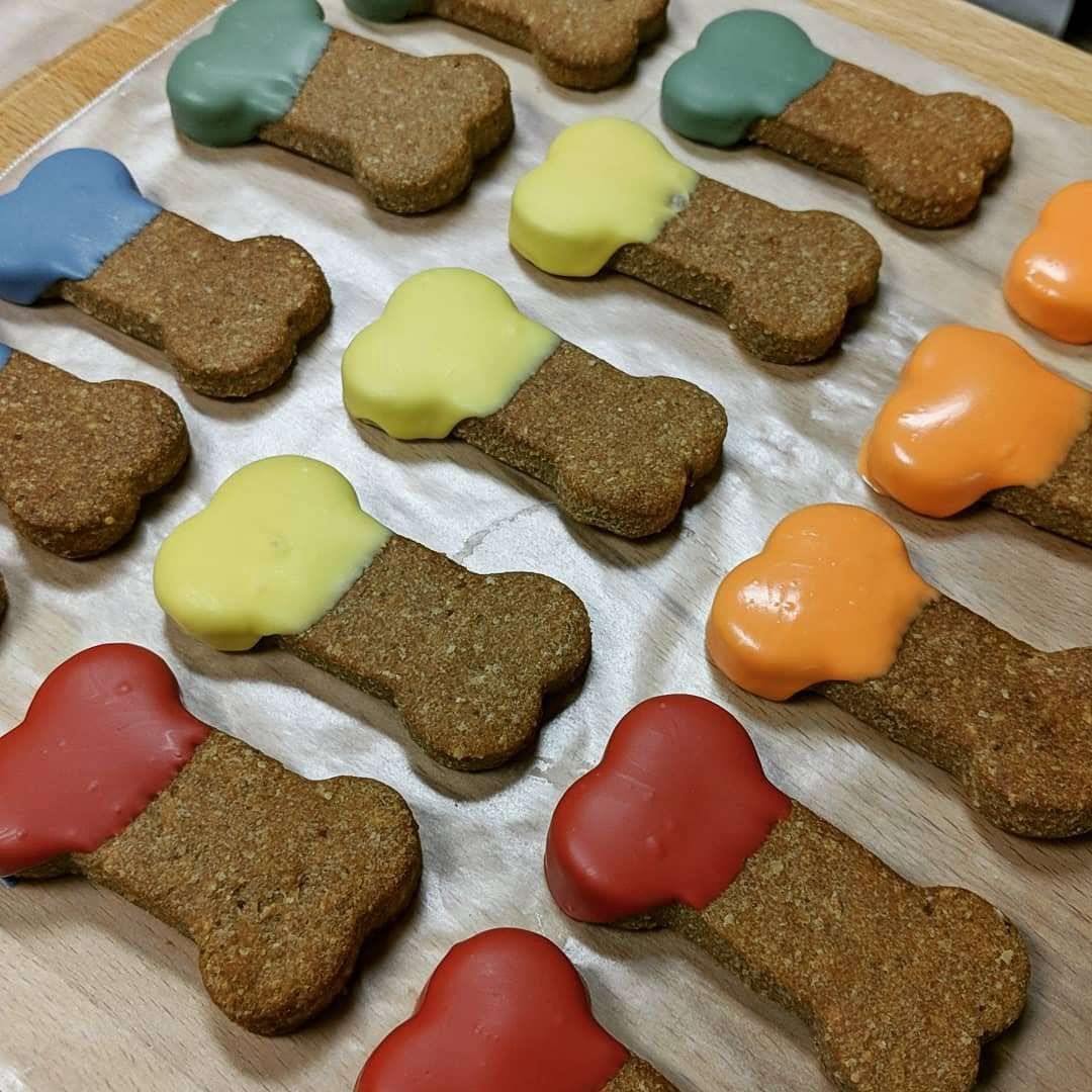 Bones, Recipe: Peanut Butter, Dipped (2ea)