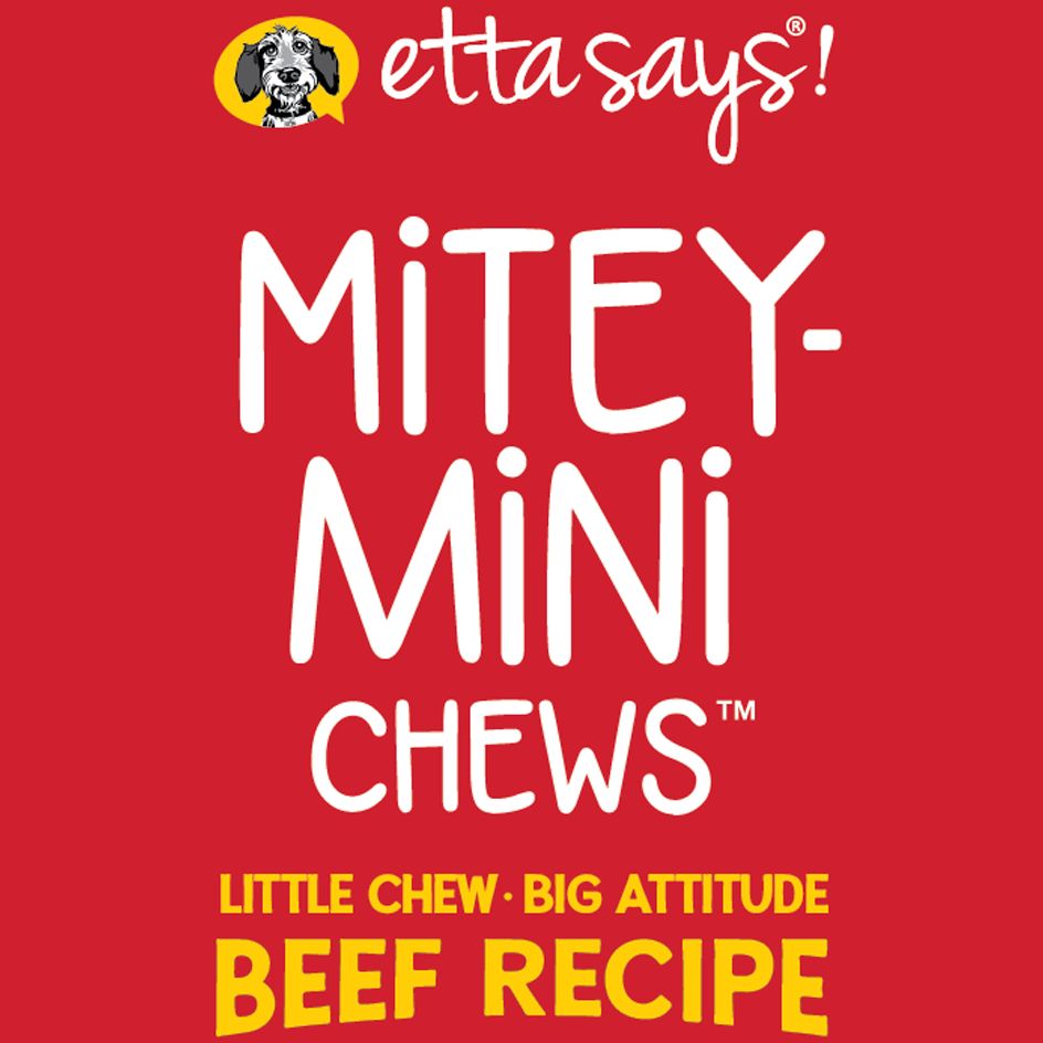 Etta Says Mitey Mini Chews, Flavor: Beef