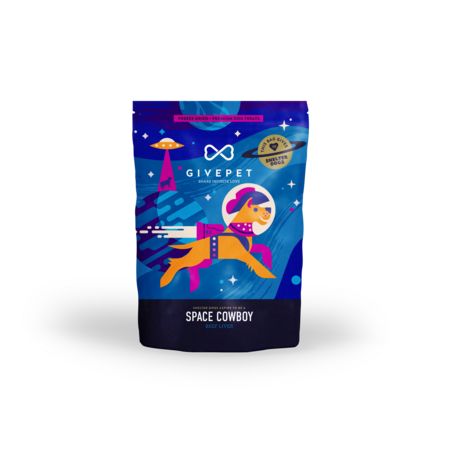 GivePet Dog FD Treat, 3oz, Protein: Beef Liver