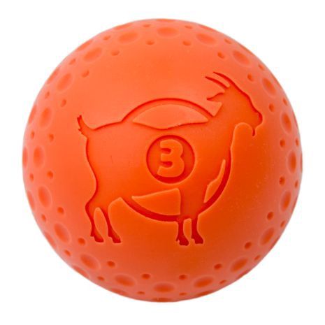 Tall Tails Goat Sport Ball, Color/Size: Orange, 3&quot;