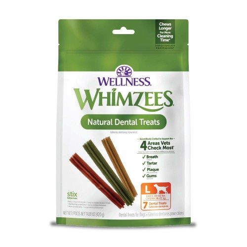 Whimzees Value Bag - Dental Treats, Stix, Size: Large, 6pk