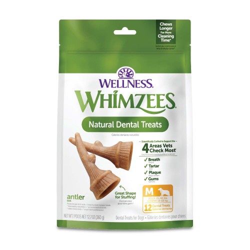 Whimzees Value Bag - Occupy Chews, Antler, Size: Medium, 12pk