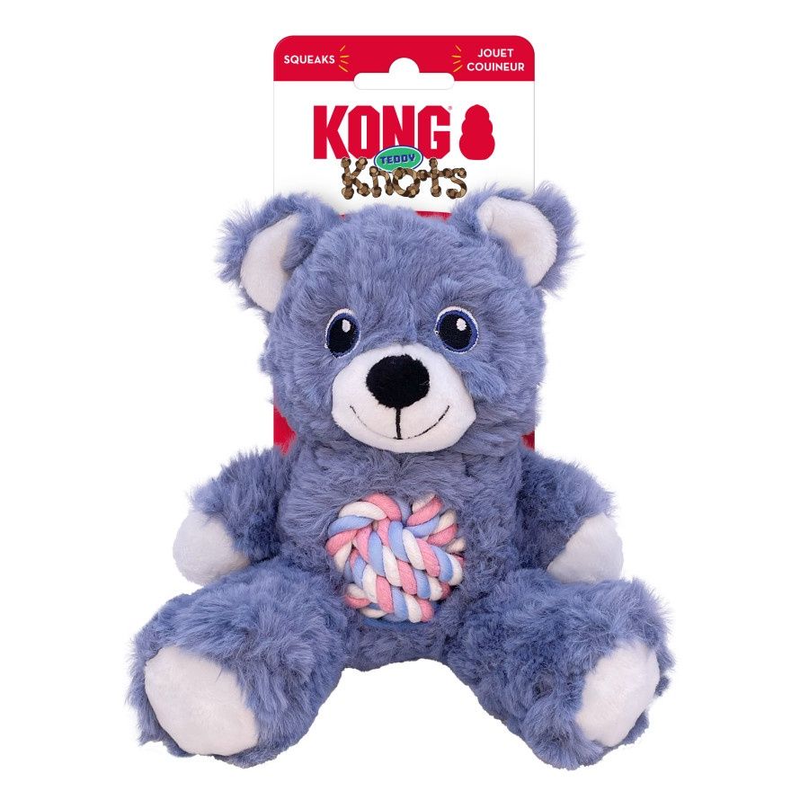 KONG Knots Teddy, Size: Small, Purple