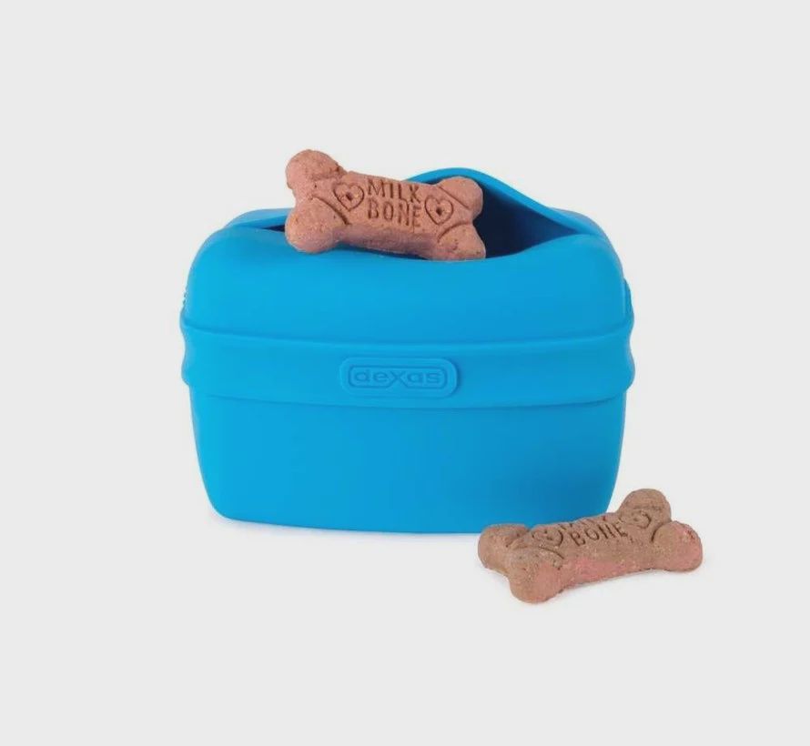 Dexas Pooch Pouch, Color: Blue