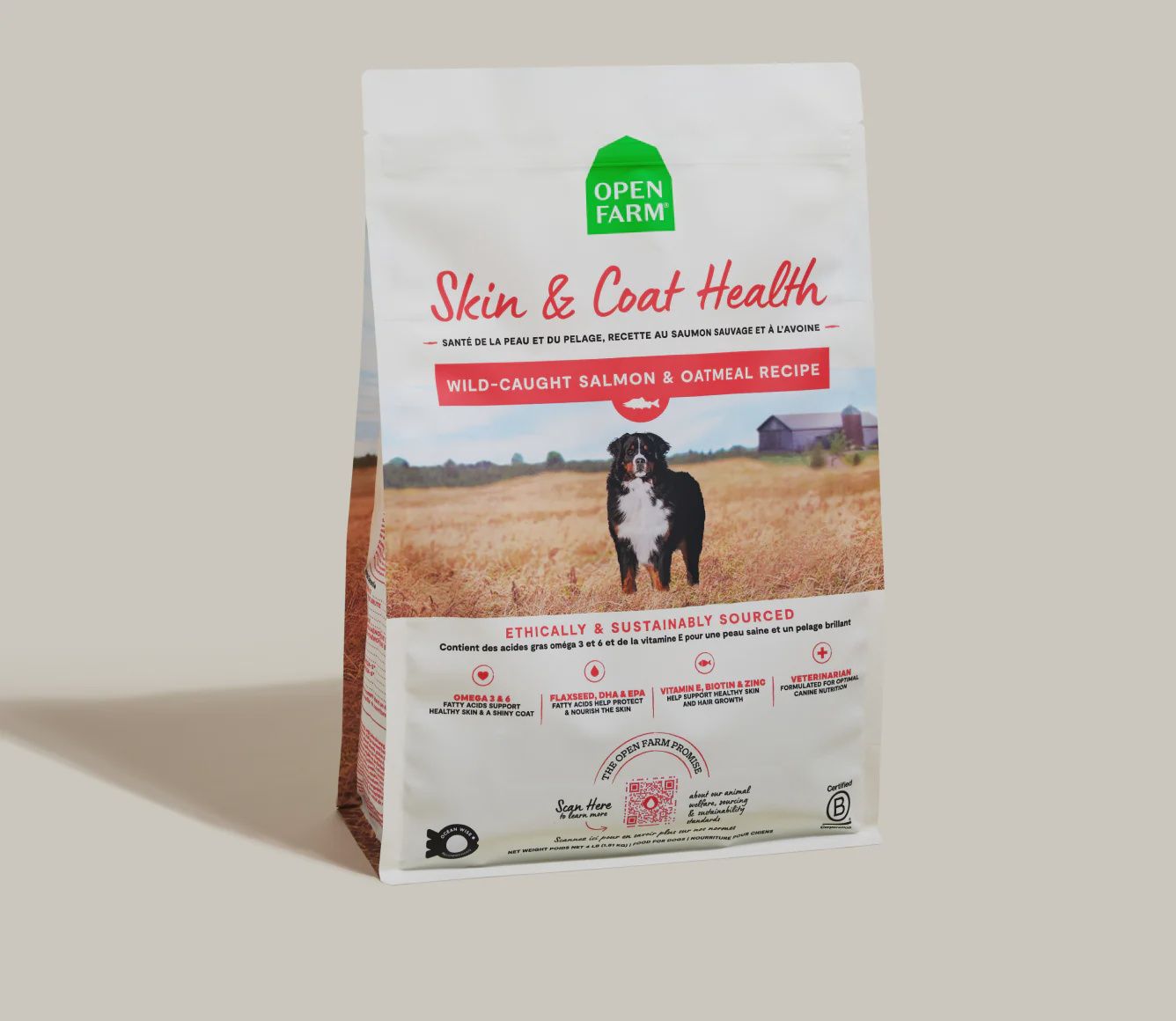 Open Farm TN Skin &amp; Coat Health, Size: 4lb