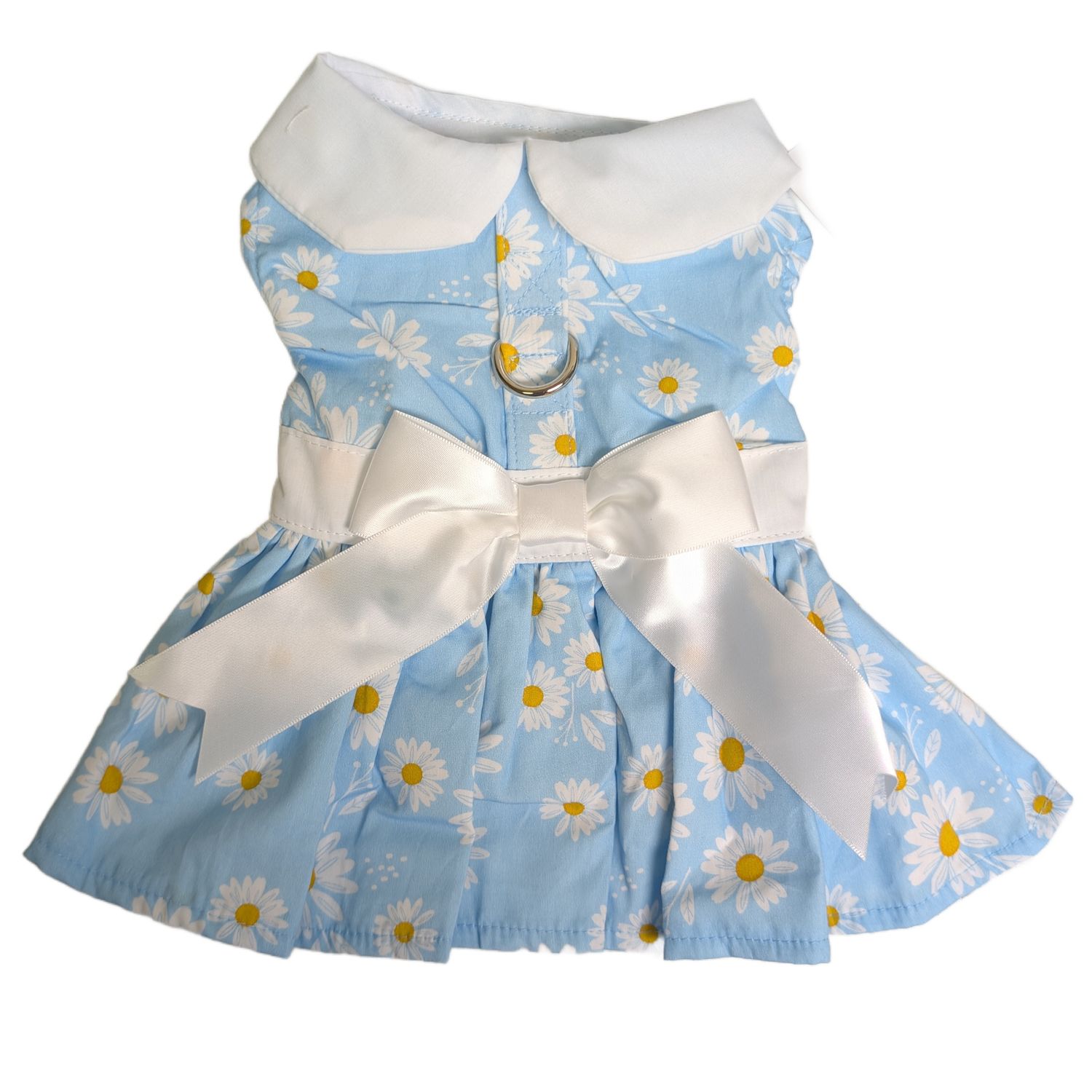DD Blue Daisy Dog Dress, Size: XS