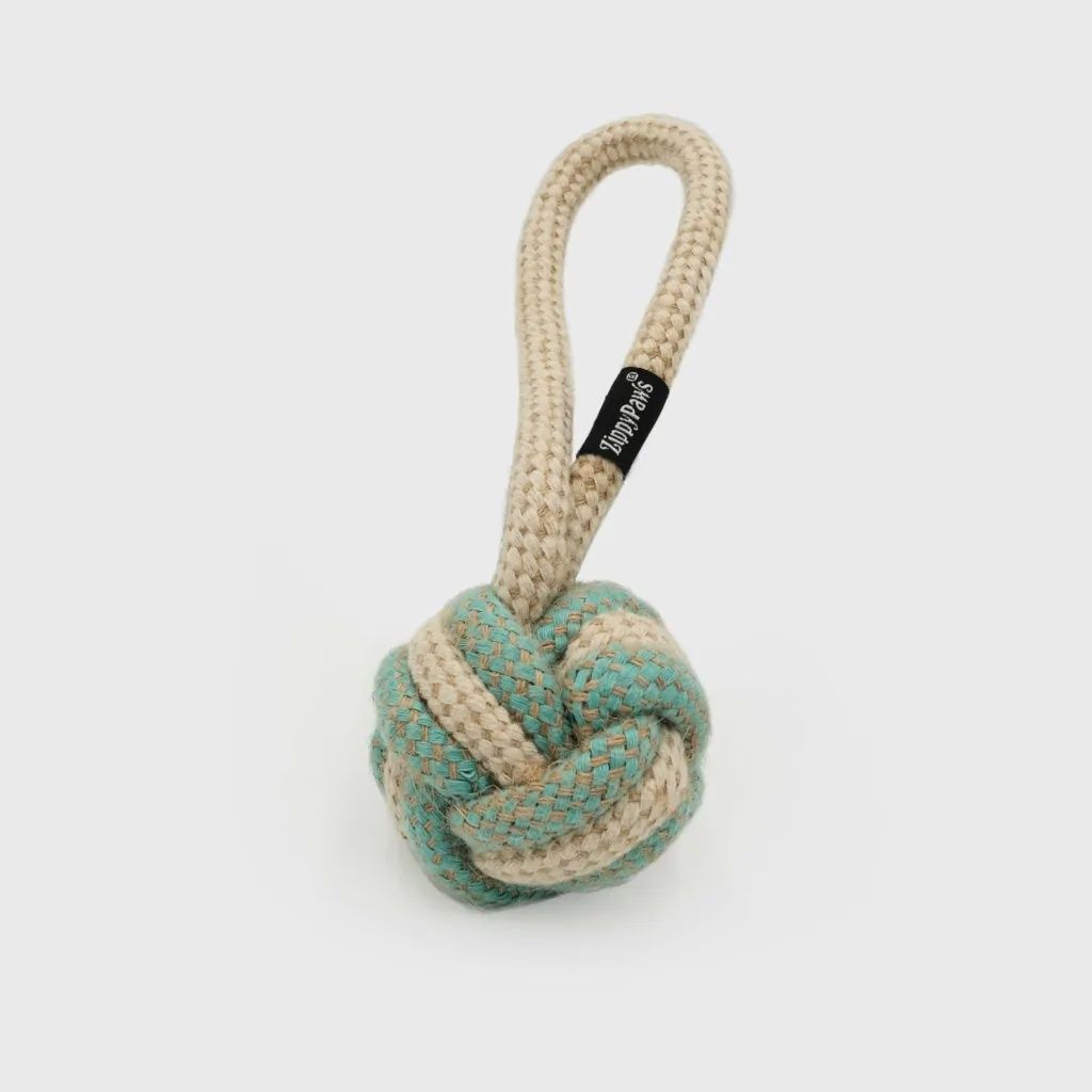 ZippyPaws ecoZippy - Cotton and Jute, Style: Ball