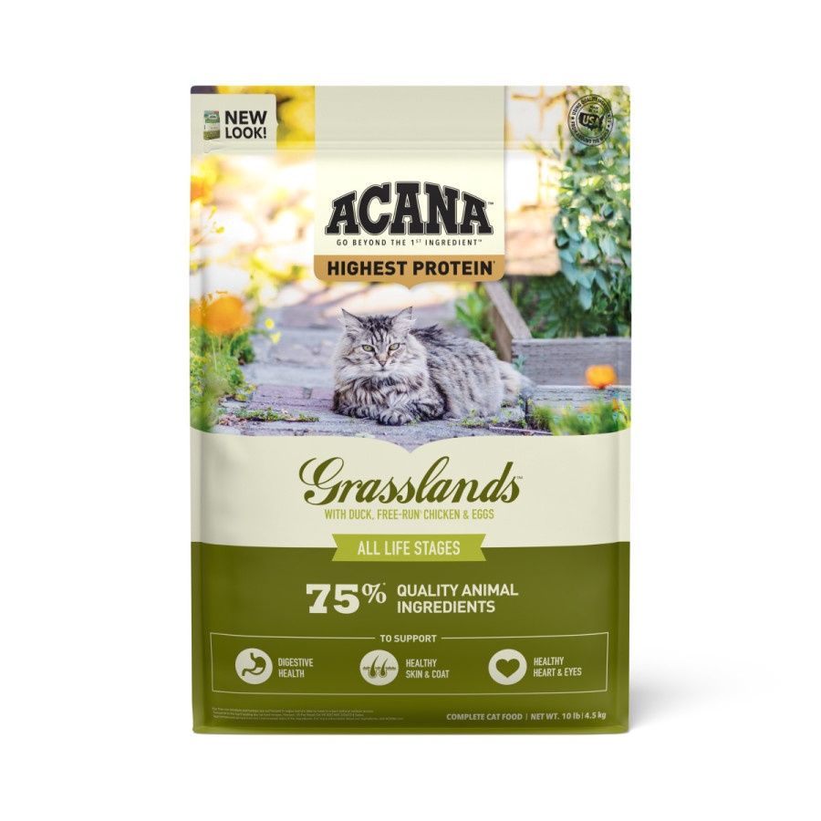 Acana Cat Highest Protein - Grasslands, Size: 10lb