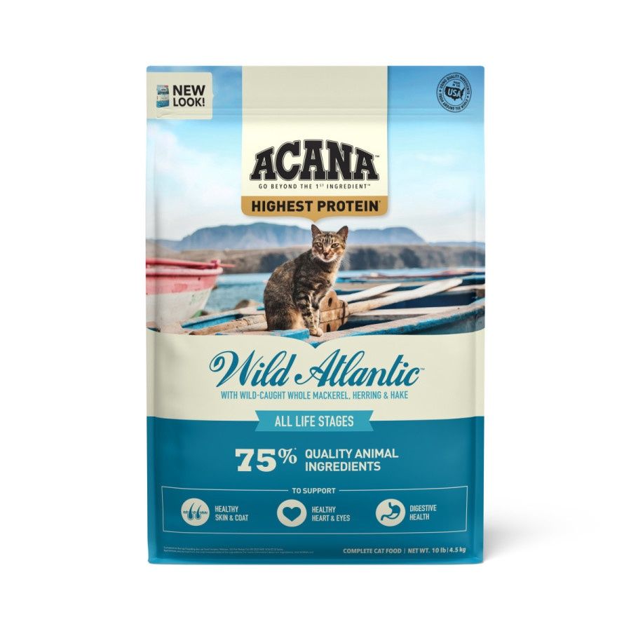 Acana Cat Highest Protein - Wild Atlantic, Size: 10lb