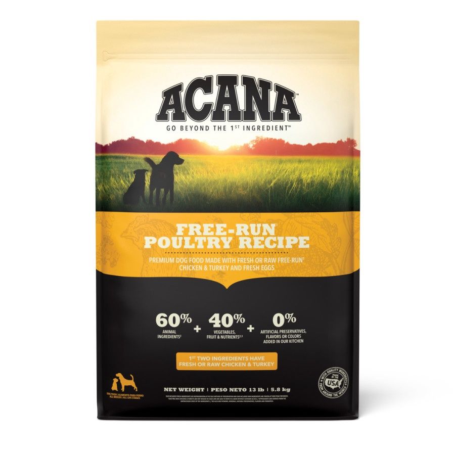 Acana Dog - Free-Run Poultry Recipe, Size: 13lb