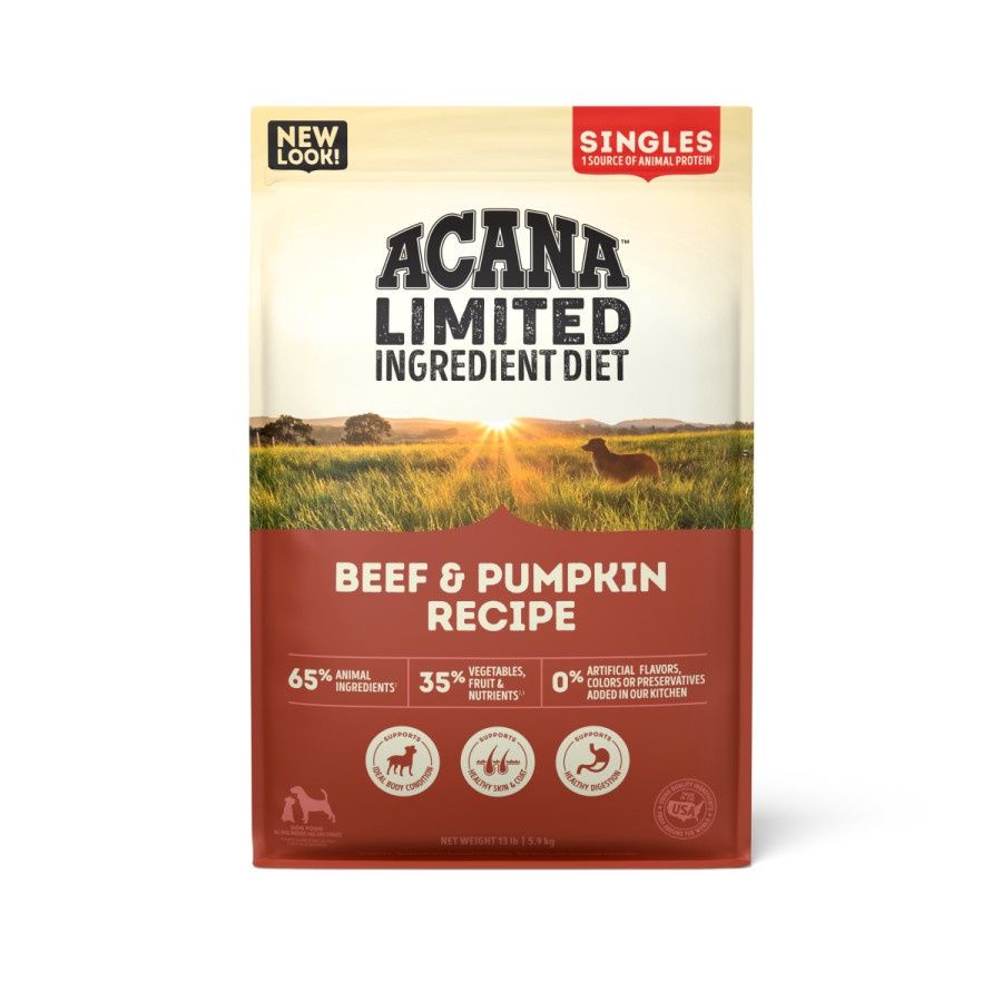 Acana Limited Ingredient Diet - Beef &amp; Pumpkin Recipe, Size: 13lb