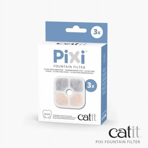 Catit PIXI Fountain Filter, Size: 3ct