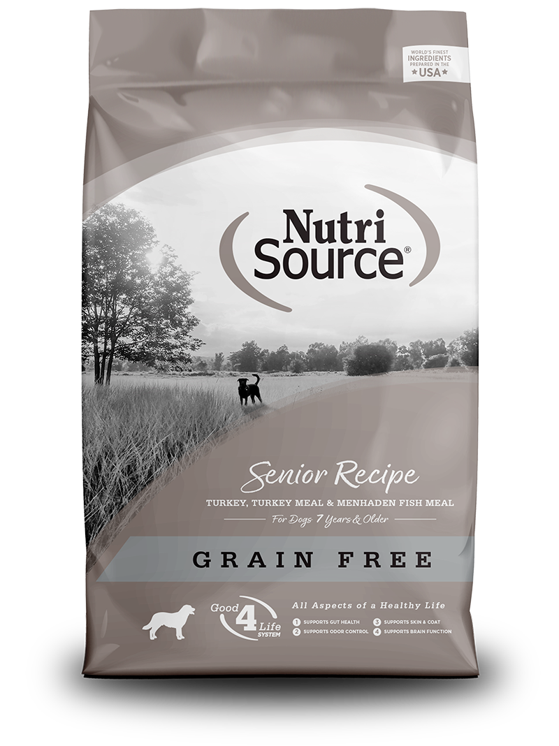 Nutrisource Grain Free Senior, Turkey &amp; Fish, Size: 4lb