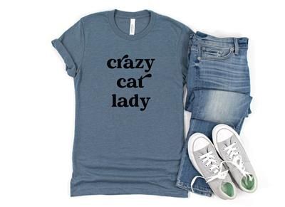 HK9 T-Shirt, Crazy Cat Lady