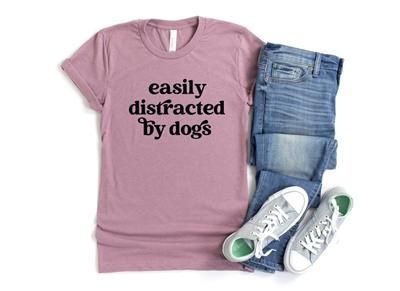HK9 T-Shirt, Easily Distracted by Dogs