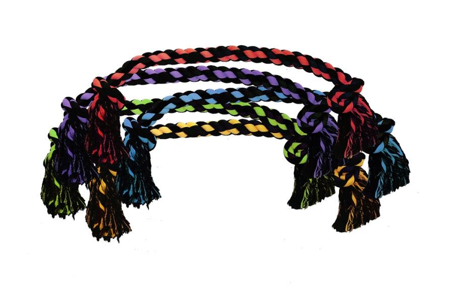 MultiPet Nuts For Knots - 2 Knot Jumbo Rope, 48&quot;