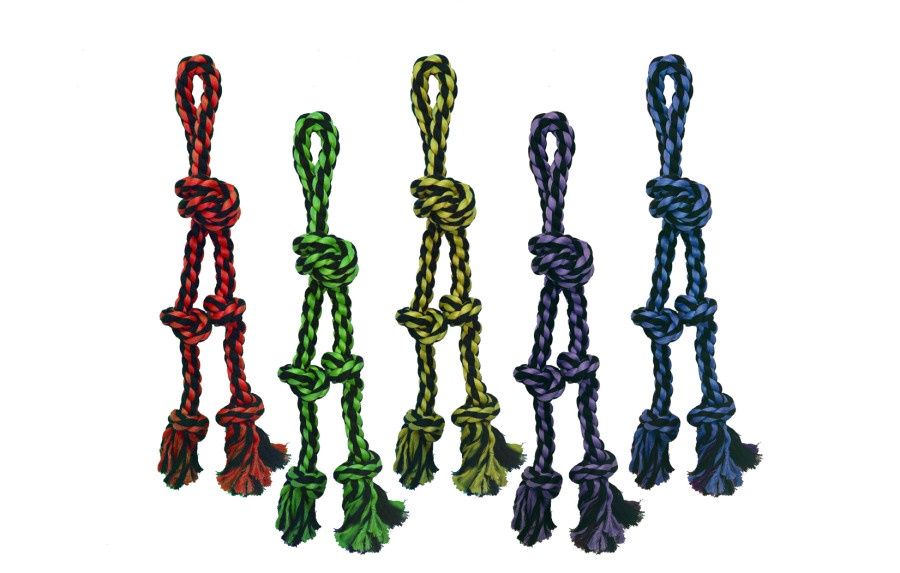 MultiPet Nuts For Knots - Rope Tug Dangler, L