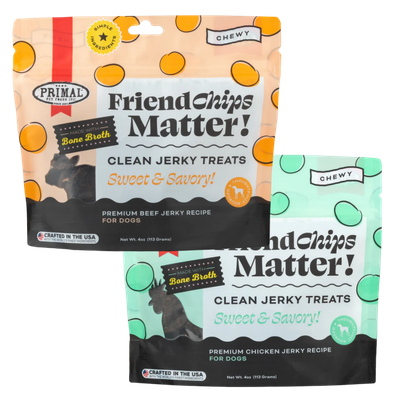 Primal Friendchips Matter, Clean Jerky Treats, 4oz