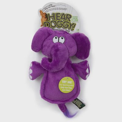 WW GoDog Hear Doggy Flattie - Elephant