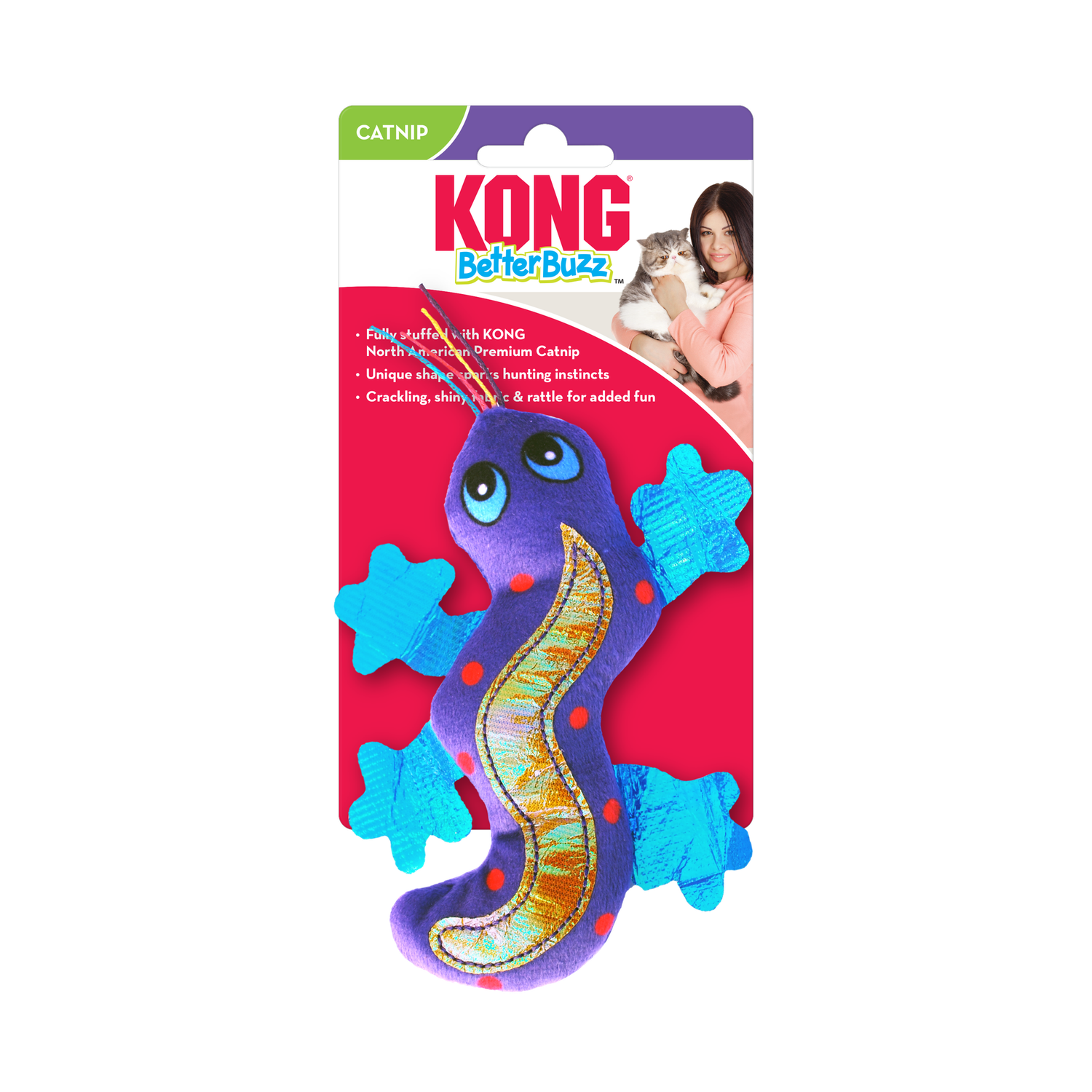 KONG Cat - Better Buzz Gecko