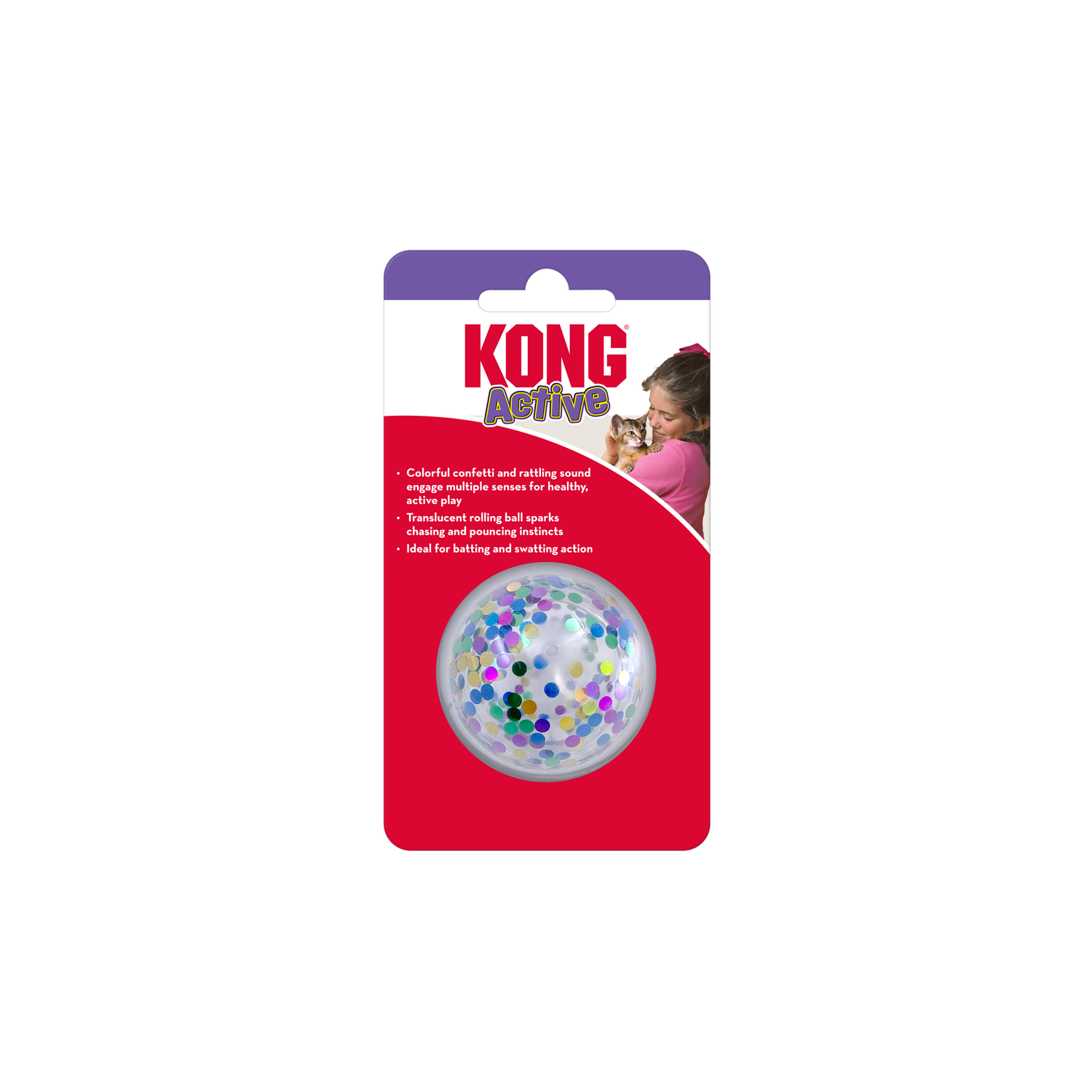 KONG Cat Active - Confetti Ball