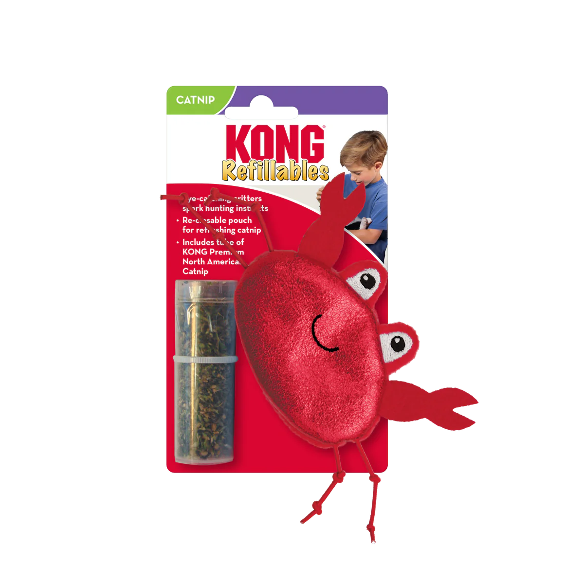 KONG Cat - Refillables Crab