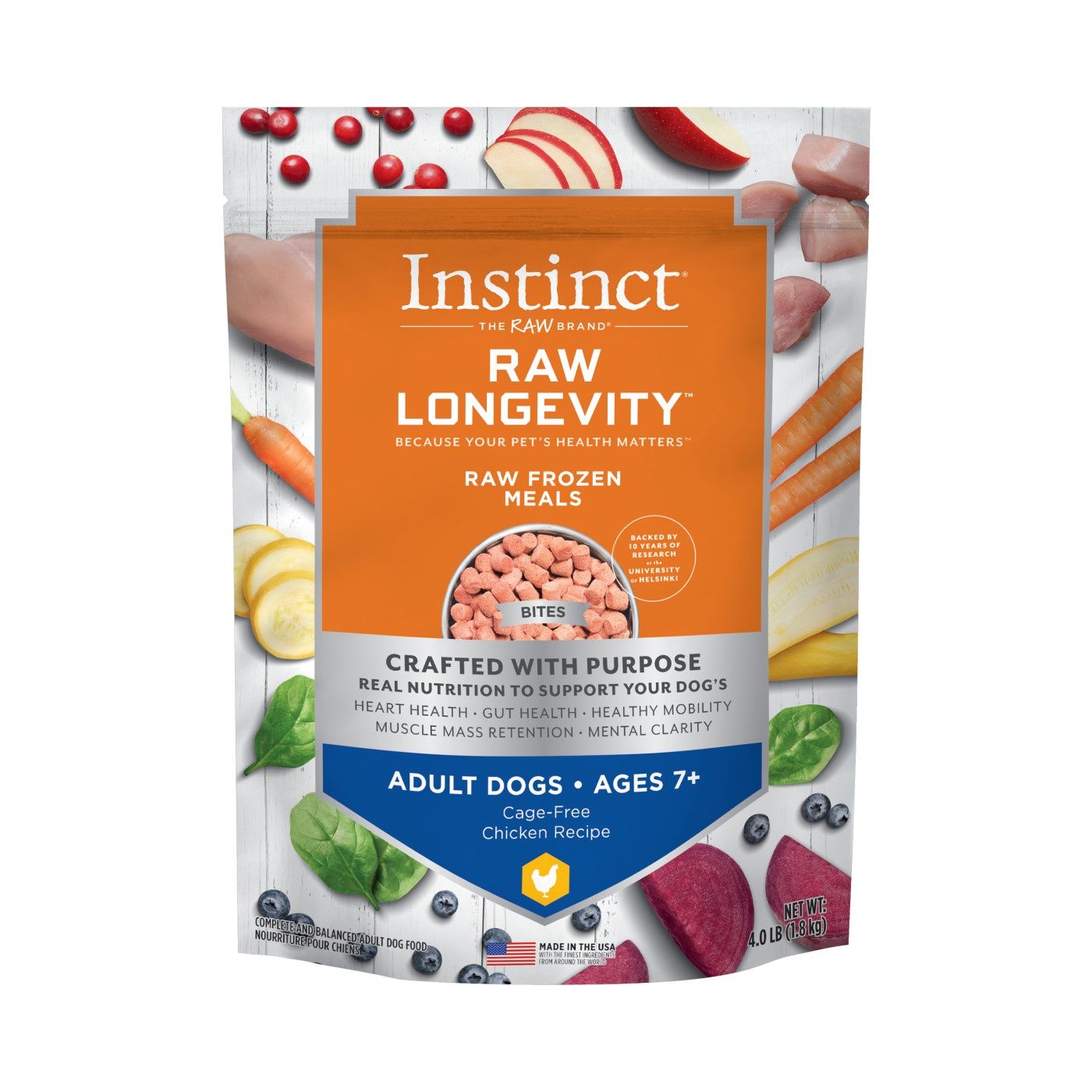 Instinct Longevity RAW - Chicken 7+, 4lb