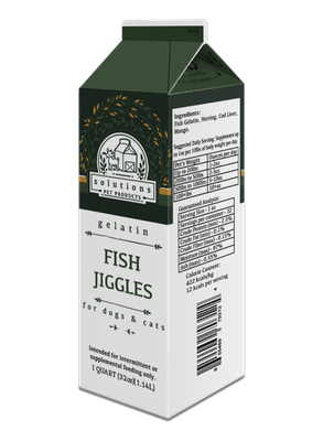 Solutions Fish Jiggles, 32oz