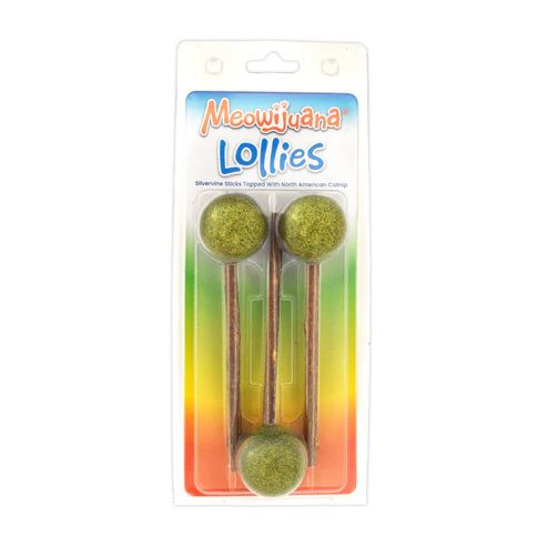 Meowijuana Catnip &amp; Silvervine Lollies