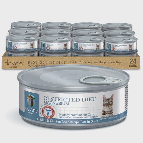 Dave&#39;s CAT Restricted Diet - Chicken (Magnesium), 5.5oz