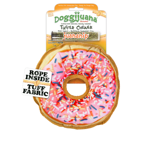 Doggijuana Tuffer Chewer Donut with Sprinkles