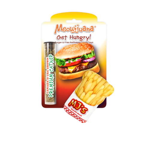 Meowijuana Get Hungry Burger &amp; Fries