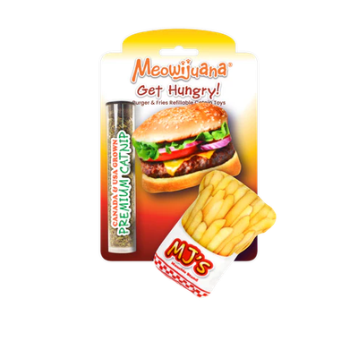 Meowijuana Get Hungry Burger &amp; Fries