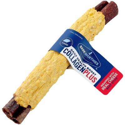 Barkworthies Wrapped Collagen Stick, Cheese