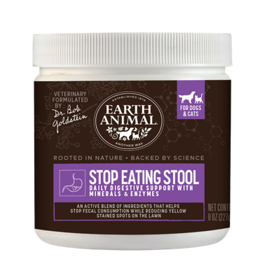 Earth Animal Supplement - Stop Eating Stool, 8oz