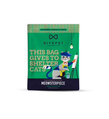 GivePet Cat Treats - Chicken Breast Meowsterpiece, 1.25oz