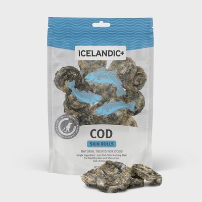 Icelandic+ Cod Skin Rolls, 3oz