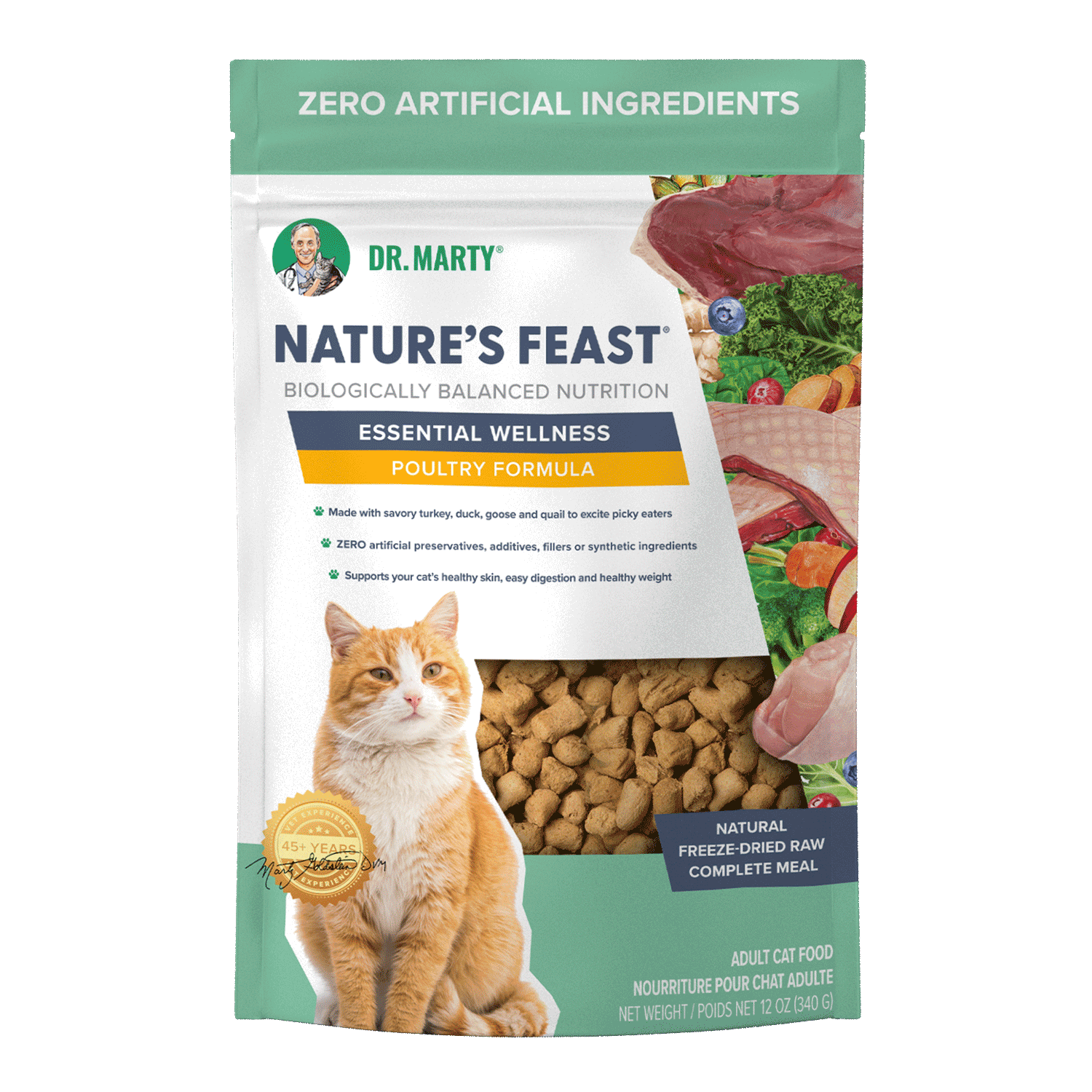 Dr Marty Nature&#39;s Feast (Cat) - Essential Wellness Poultry