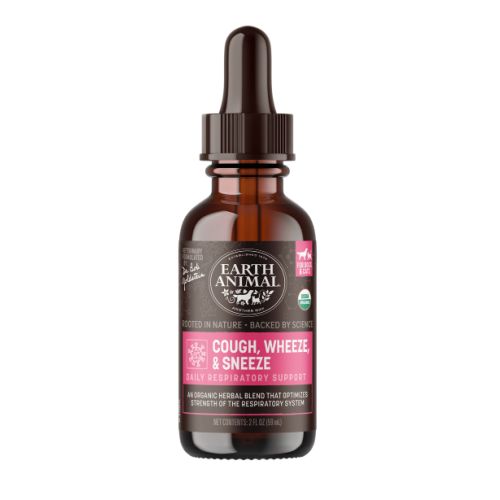 Earth Animal Remedies - Cough, Weeze &amp; Sneeze, 2oz