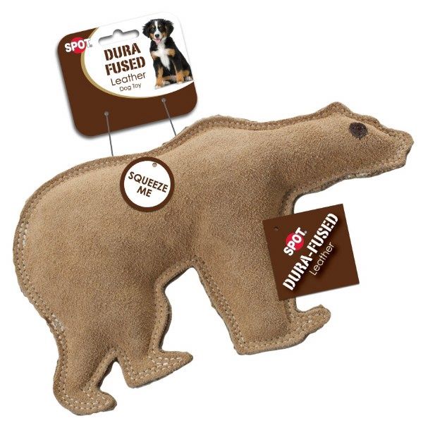 Dura Fused Leather Toy - Bear, L