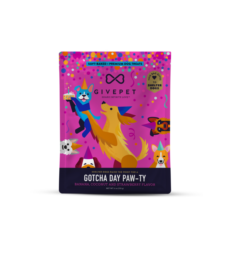 GivePet Soft Chews - Gotcha Day Pawty, 6oz