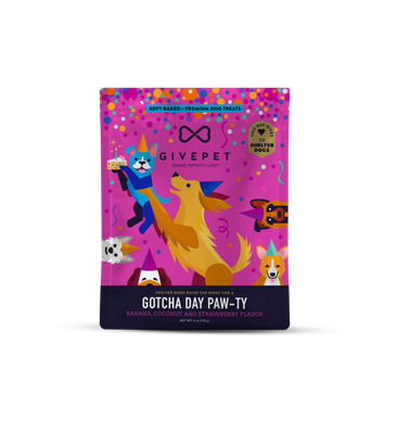 GivePet Soft Chews - Gotcha Day Pawty, 6oz