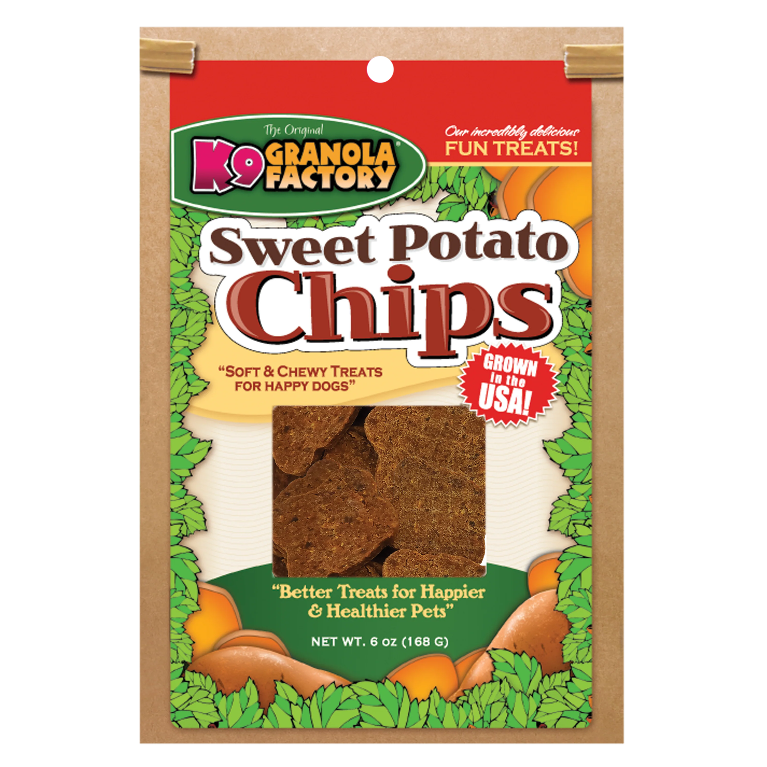 K9 Granola Sweet Potato Chips, 6oz